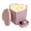 Luxury Heart Shaped Flower Boxes with Lids Double Layer Gift Paper Mache Boxes Pink - YauSpark