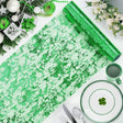 Mesh Polyester Table Runner 11"X108" Metallic Green - YauSpark