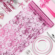 Mesh Polyester Table Runner 11"X108" Metallic Pink - YauSpark