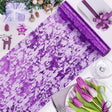 Mesh Polyester Table Runner 11"X108" Metallic Purple - YauSpark