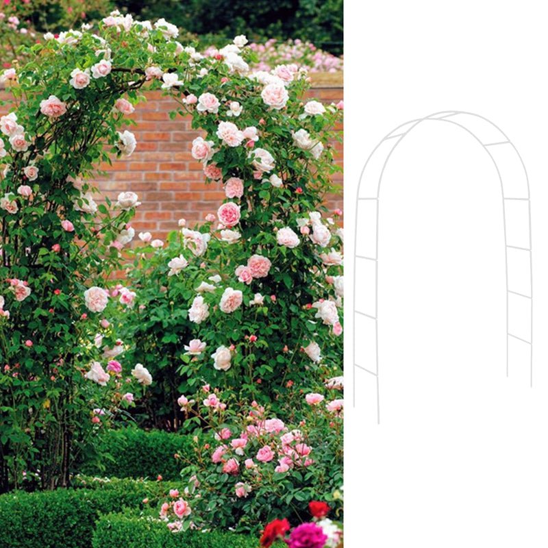 Metal Wedding Arch, Flower Frame Arbor Backdrop Stand 7.87ft - YauSpark