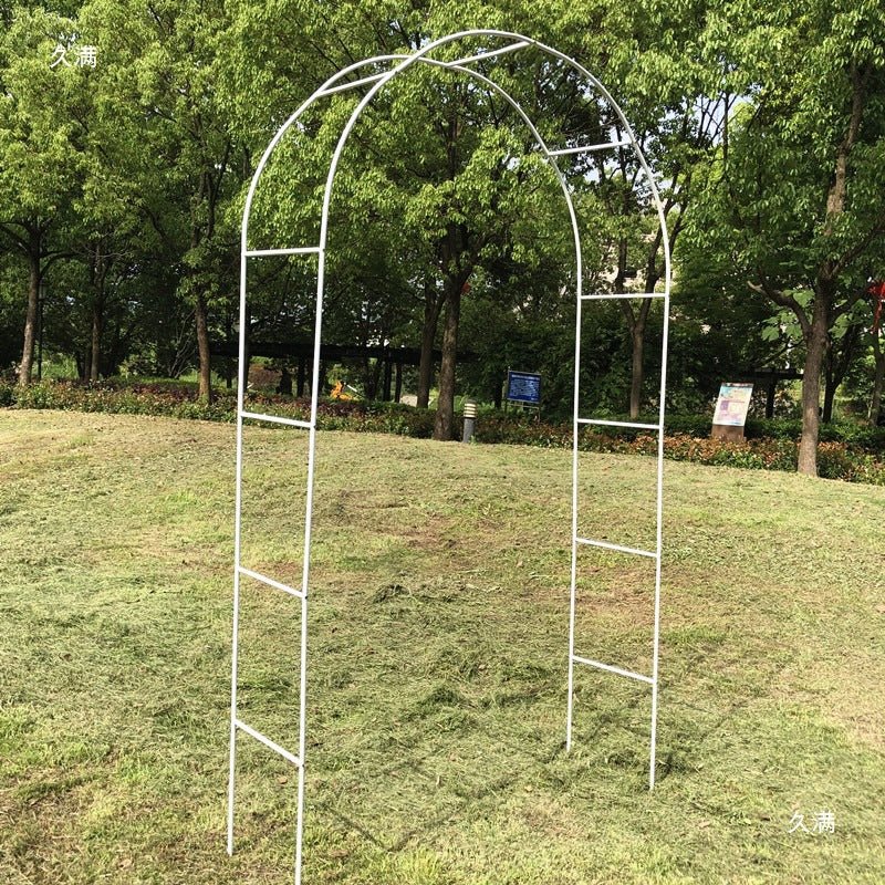 Metal Wedding Arch, Flower Frame Arbor Backdrop Stand 7.87ft - YauSpark
