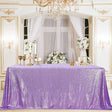 Mini Sequin Rectangle Tablecloth Light Purple - YauSpark