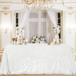 Mini Sequin Rectangle Tablecloth White - YauSpark