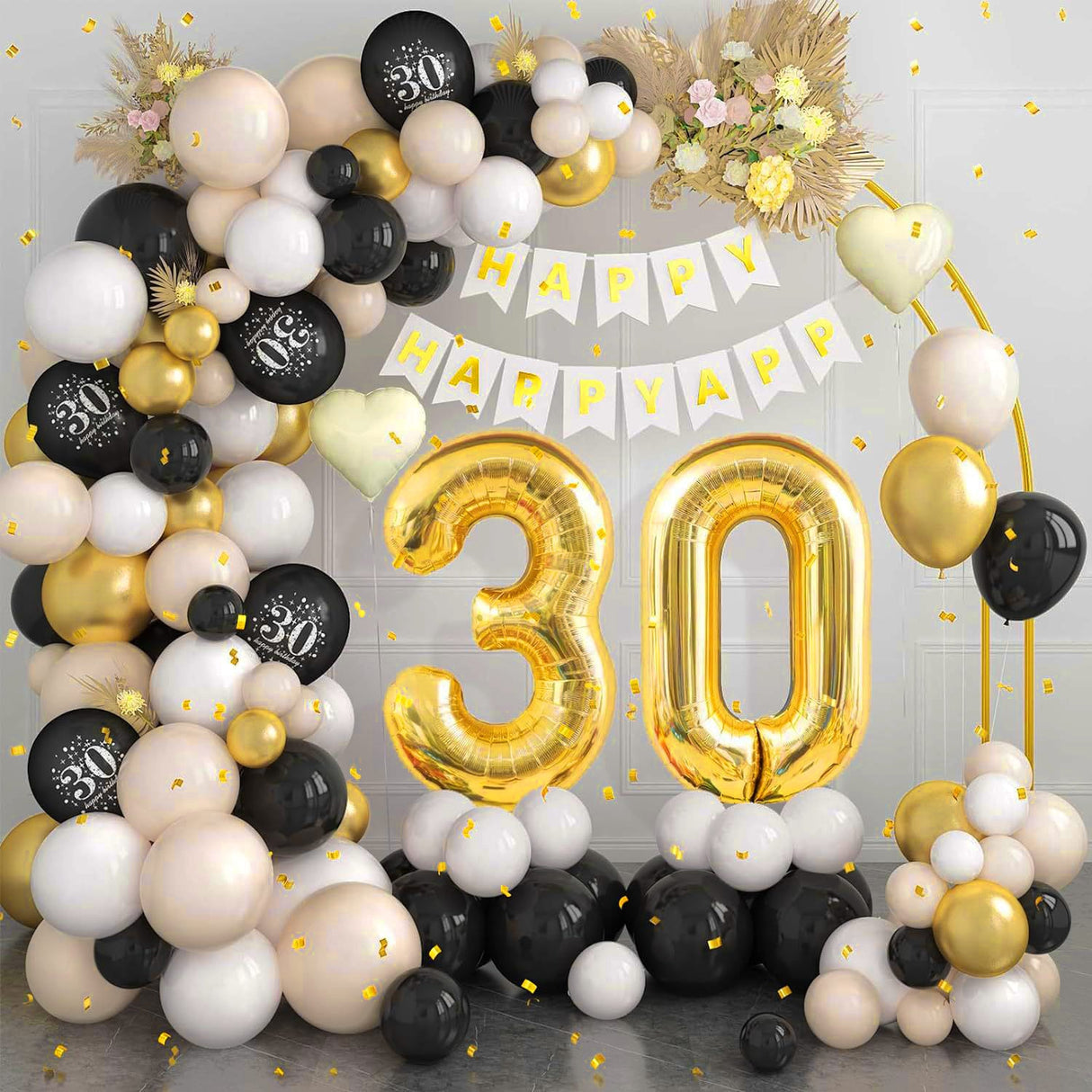 Number Mylar Foil Balloons 32" Gold - YauSpark