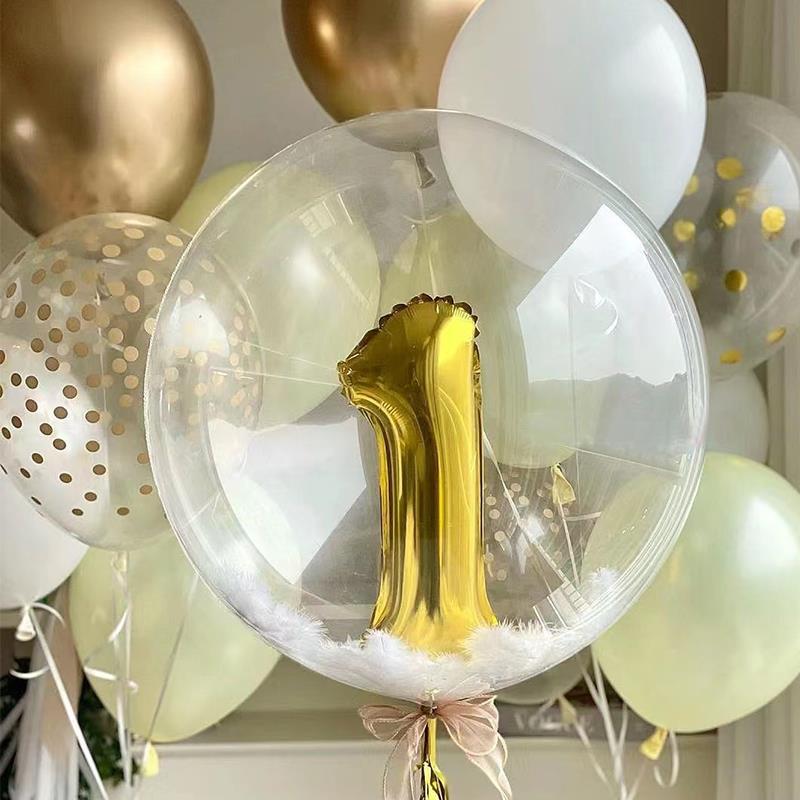 Number Mylar Foil Balloons 32" Gold - YauSpark
