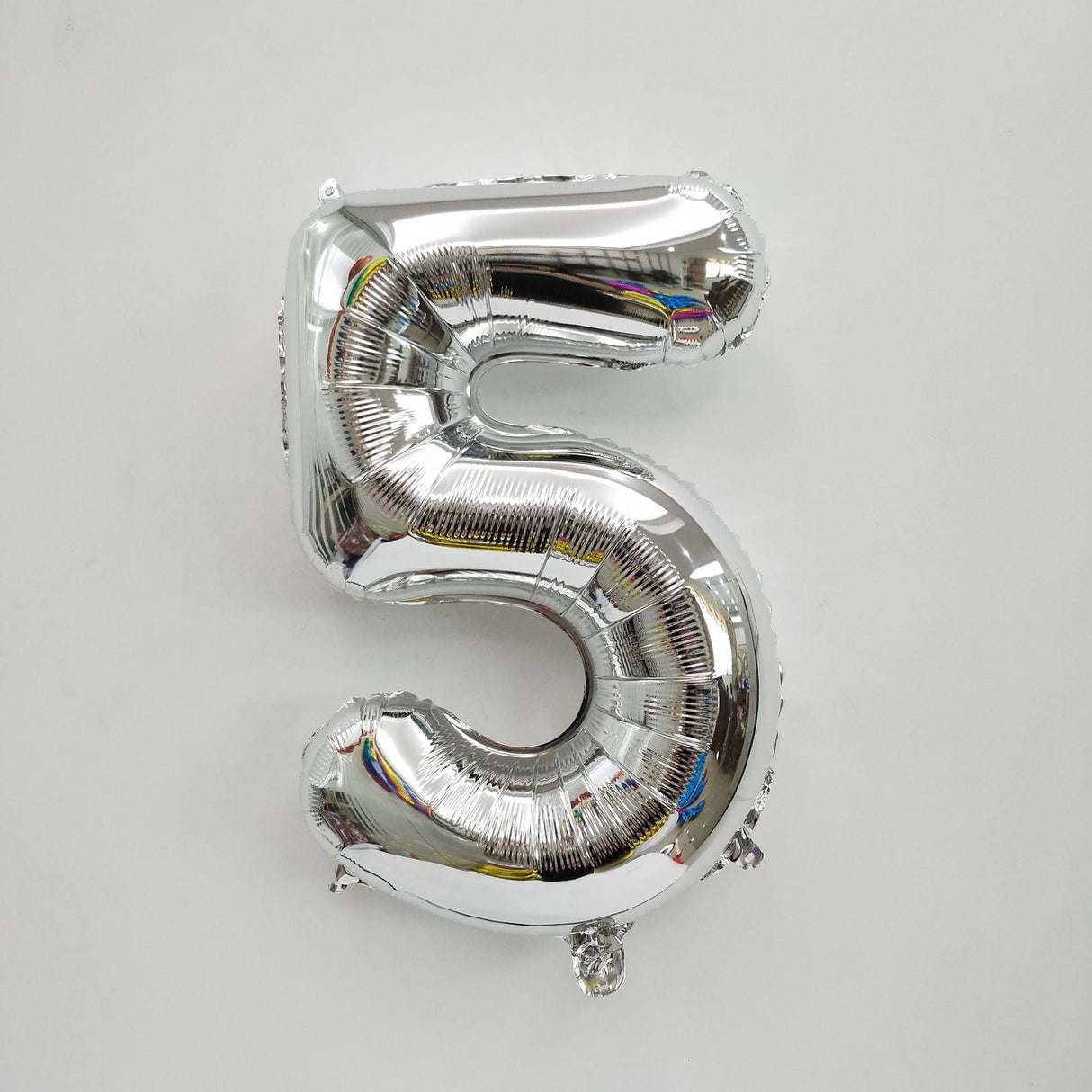 Number Mylar Foil Balloons 32" Silver - YauSpark