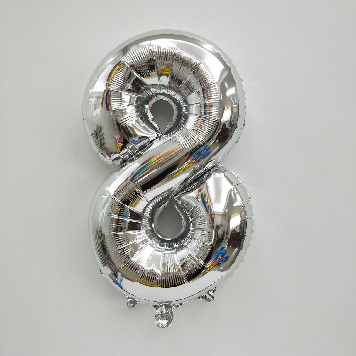 Number Mylar Foil Balloons 32" Silver - YauSpark