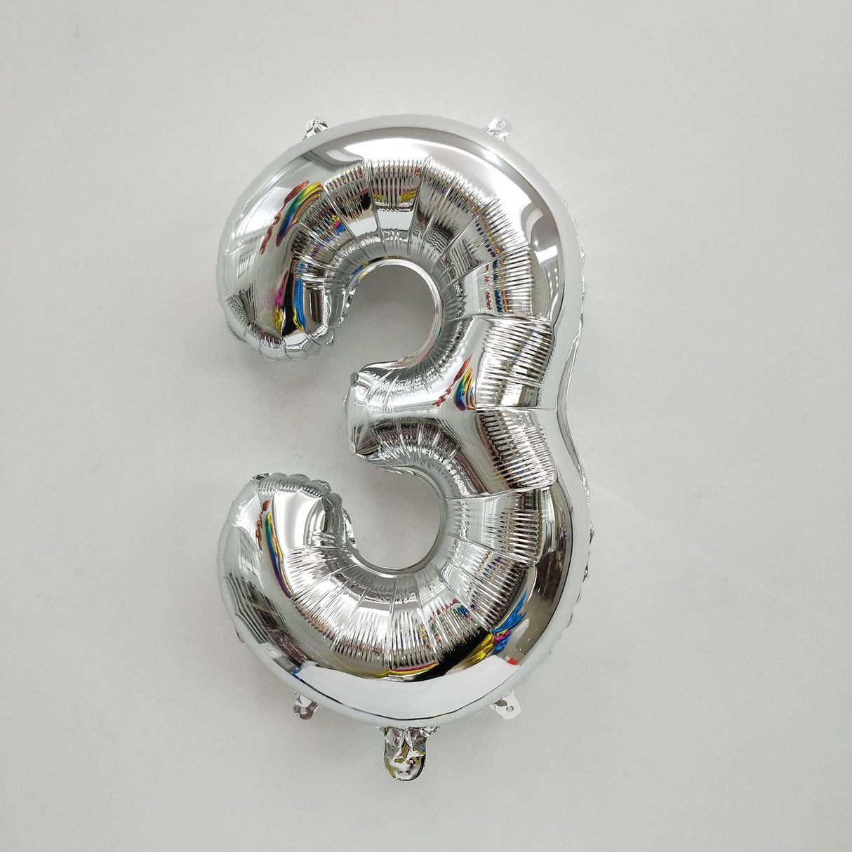 Number Mylar Foil Balloons 32" Silver - YauSpark