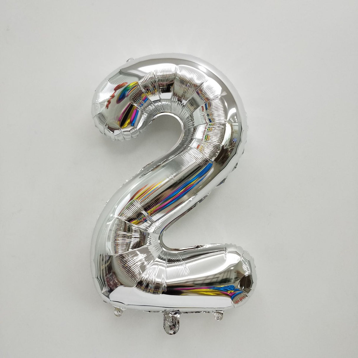 Number Mylar Foil Balloons 32" Silver - YauSpark