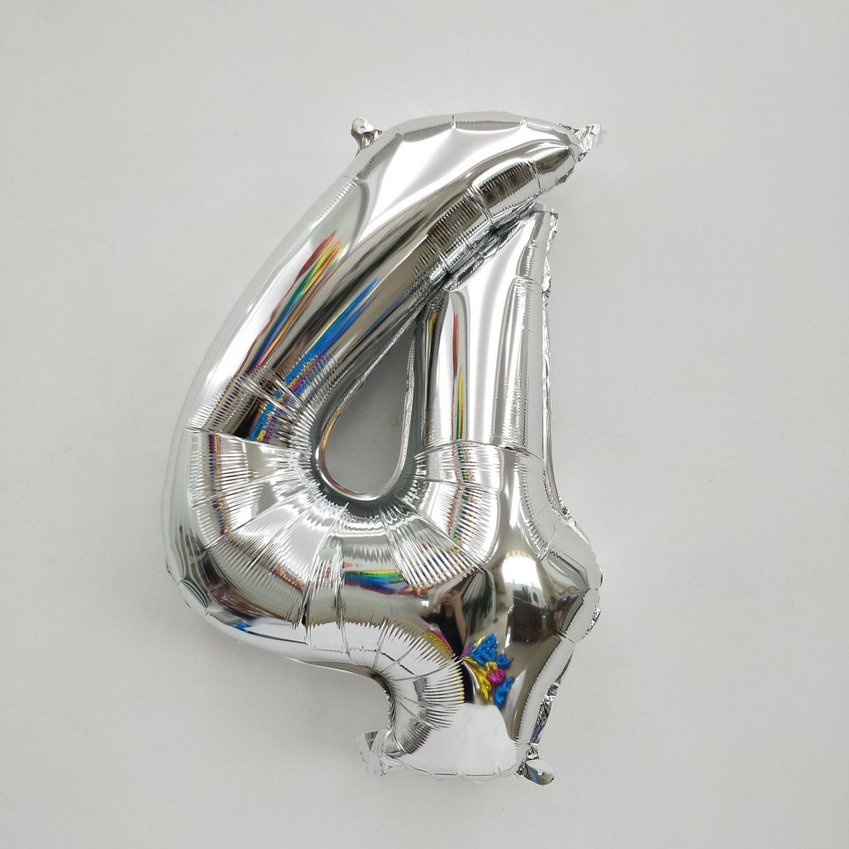 Number Mylar Foil Balloons 32" Silver - YauSpark