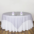 Organza Table Overlay 72"x72" Lavender Purple - YauSpark