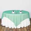 Organza Table Overlay 72"x72" Mint Green - YauSpark