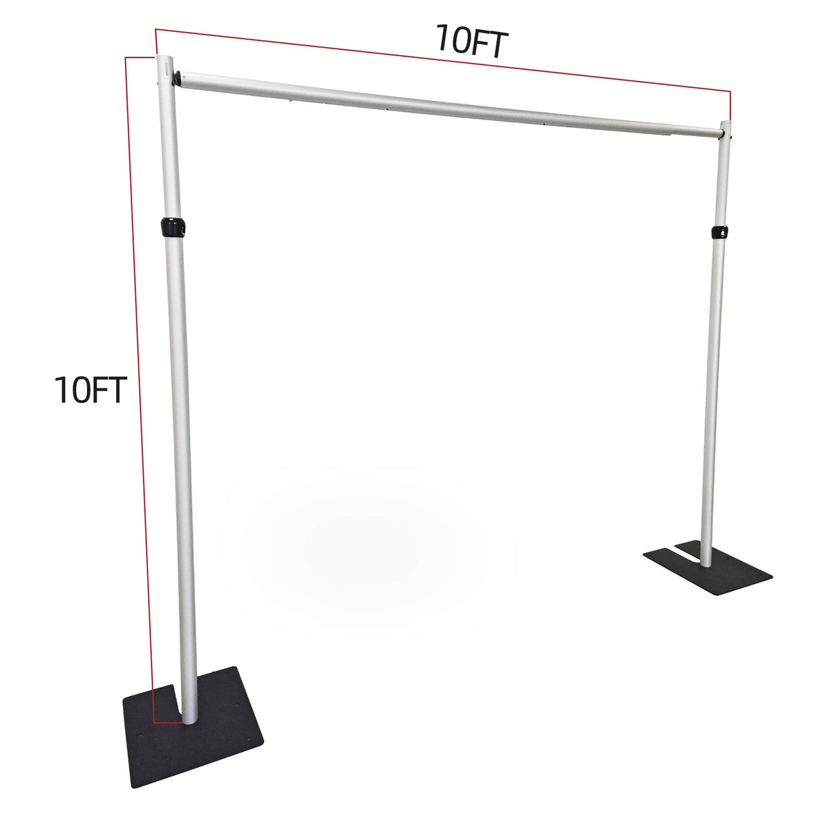 Pipe and Drape Backdrop Stand Kit 10x10FT - YauSpark