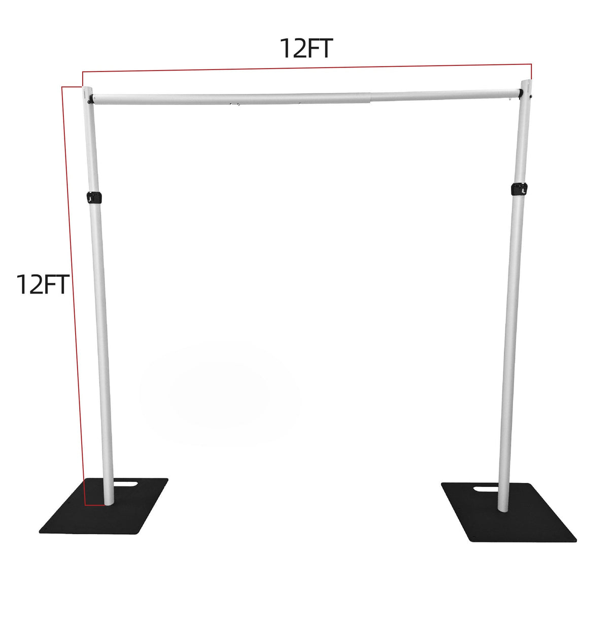 Pipe and Drape Backdrop Stand Kit 12x12FT - YauSpark