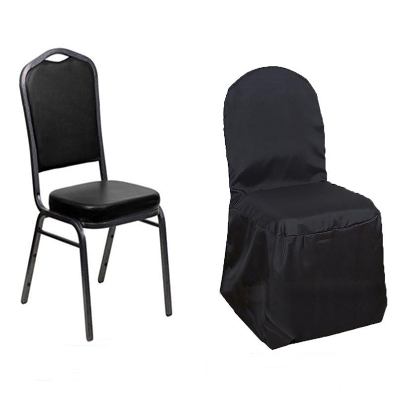 Polyester Banquet Chair Covers 18"x18"x38" Smoky Pink - YauSpark