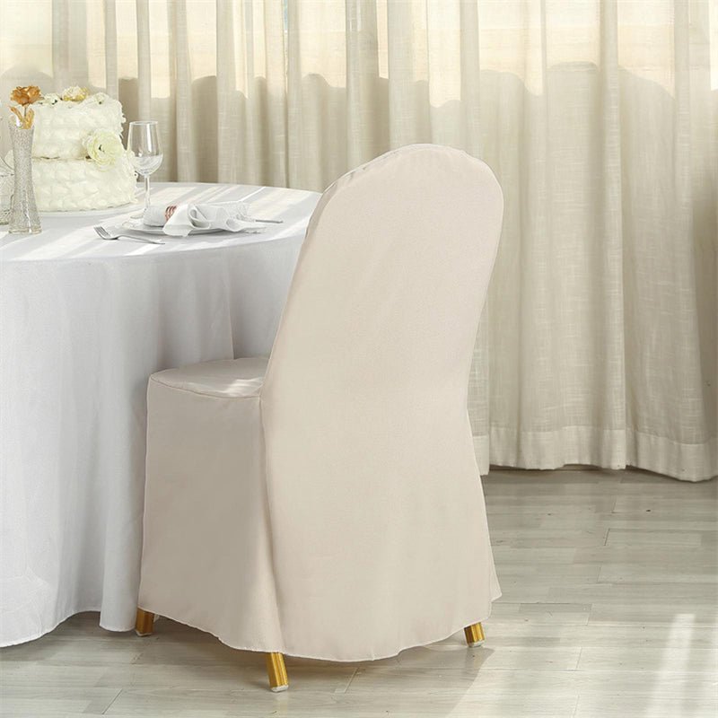 Polyester Banquet Chair Covers 18"x18"x38" Smoky Pink - YauSpark