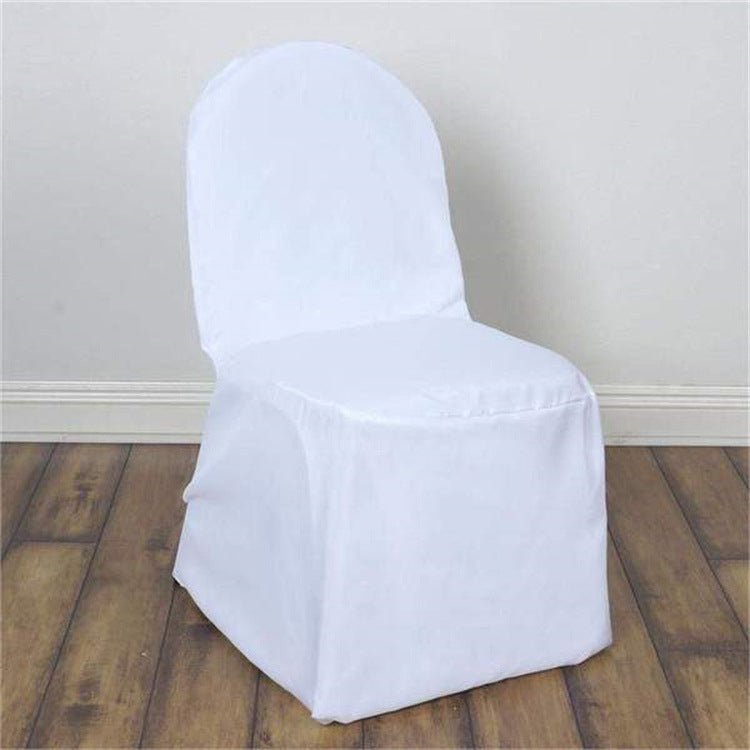 Polyester Banquet Chair Covers 18"x18"x38" White - YauSpark