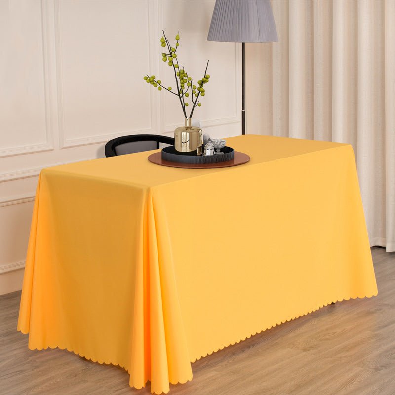 Polyester Rectangular Tablecloth 50"x120" Oak Red - YauSpark