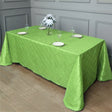 Polyester Solid Color Checkered Tablecloth Rectangle Fruit Green - YauSpark