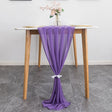 Premium Chiffon Table Runner 10ft Light Purple - YauSpark