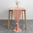 Premium Chiffon Table Runner 10ft Rose Gold - YauSpark