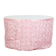 Rose Satin Table Skirt 21ft White - YauSpark