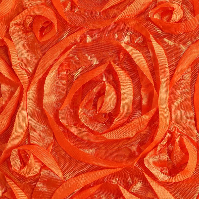 Rosette Satin Table Runner 14" x 108" Grass Green - YauSpark