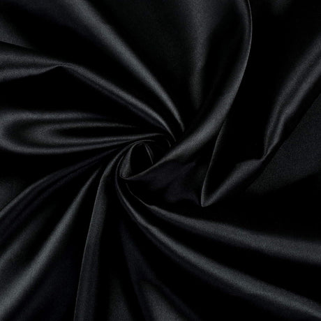 Satin Backdrop Drape Curtain - 9ftx10ft Black - YauSpark