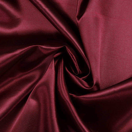 Satin Backdrop Drape Curtain - 9ftx10ft Burgundy - YauSpark