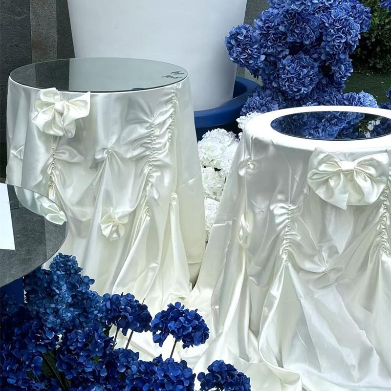 Satin Backdrop Drape Curtain - 9ftx10ft Gold - YauSpark