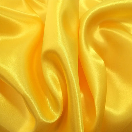 Satin Fabric Bolt 10 Yards 59" Light Yellow - YauSpark