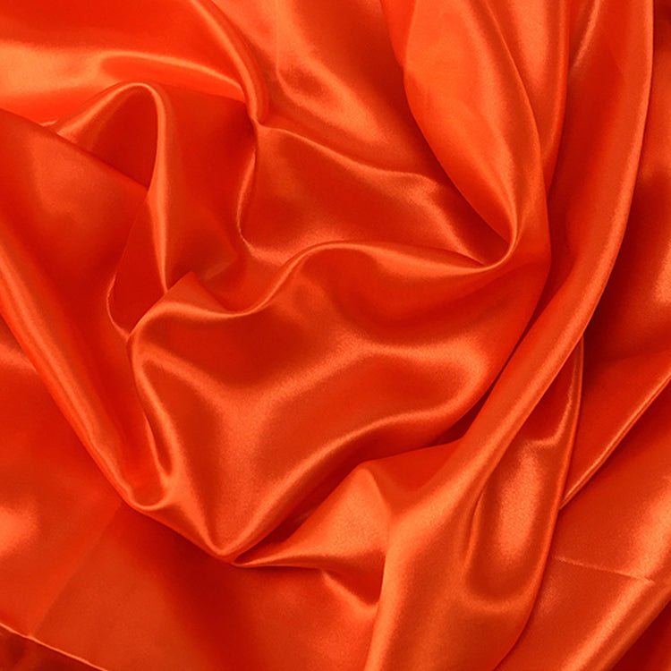 Satin Fabric Bolt 10 Yards 59" Orange - YauSpark