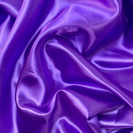 Satin Fabric Bolt 10 Yards 59" Purple - YauSpark