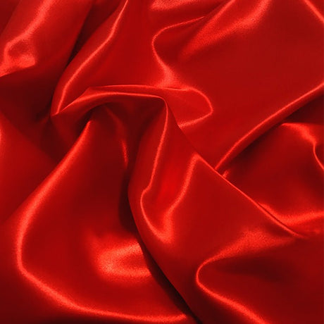 Satin Fabric Bolt 10 Yards 59" Red - YauSpark
