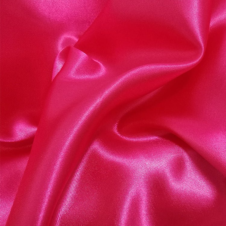 Satin Fabric Bolt 10 Yards 59" Rose Red - YauSpark