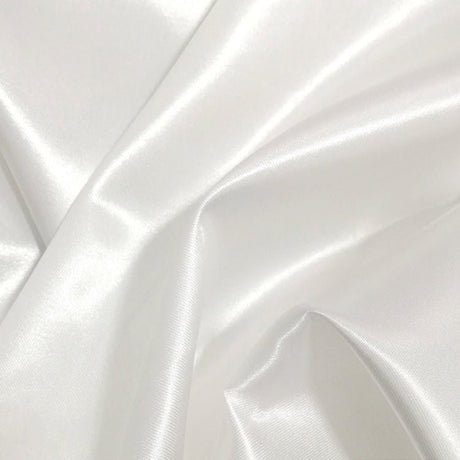 Satin Fabric Bolt 10 Yards 59" White - YauSpark