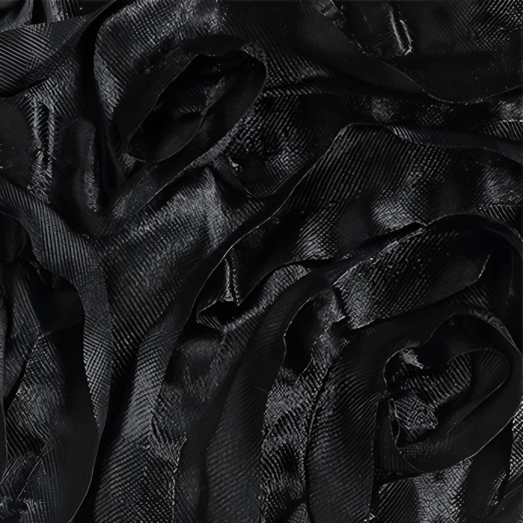 Satin Rectangle Tablecloth Grandiose 3D Rosette Table Cover 156"x90" - YauSpark