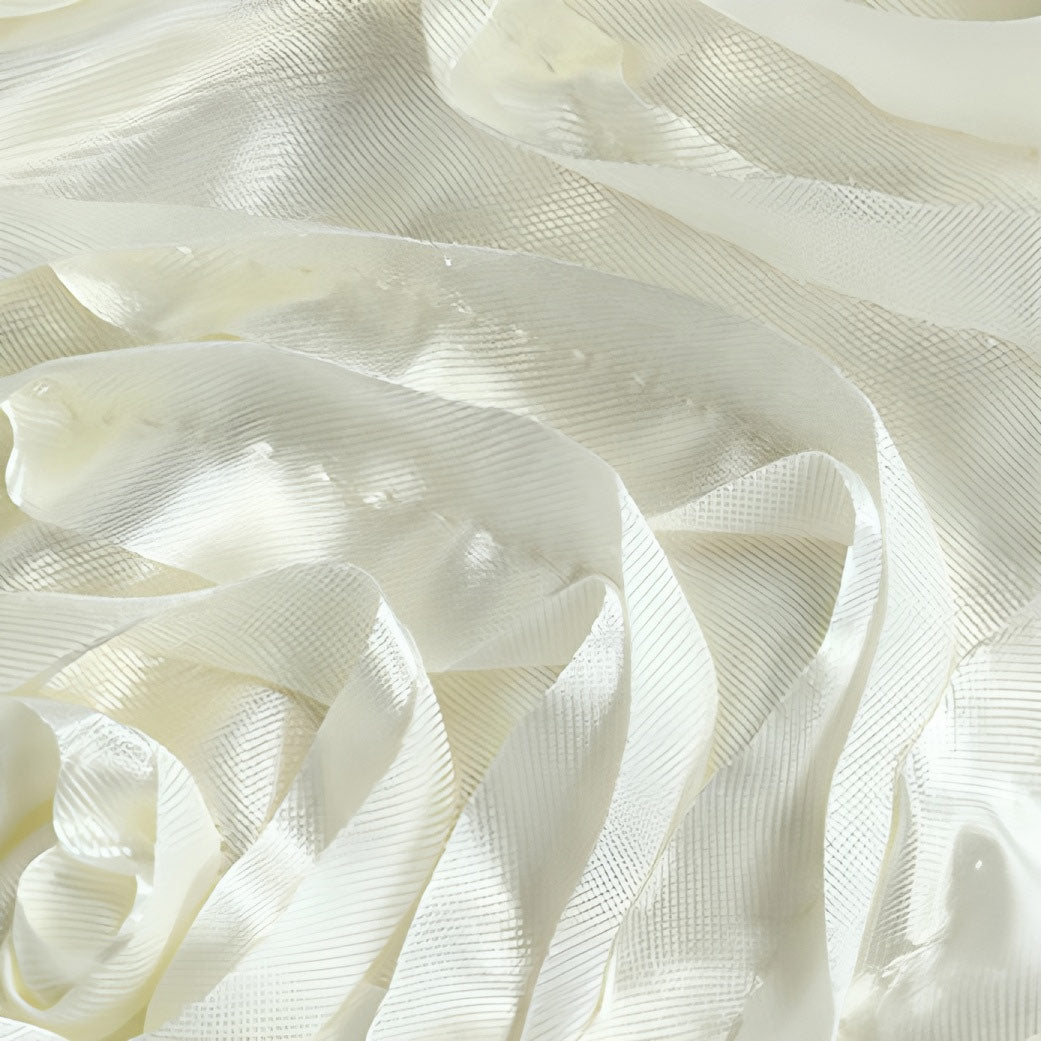 Satin Rectangle Tablecloth Grandiose 3D Rosette Table Cover 156"x90" - YauSpark