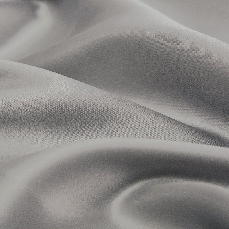 Satin Self - Tie Universal Chair Cover 44"x56" Grey - YauSpark