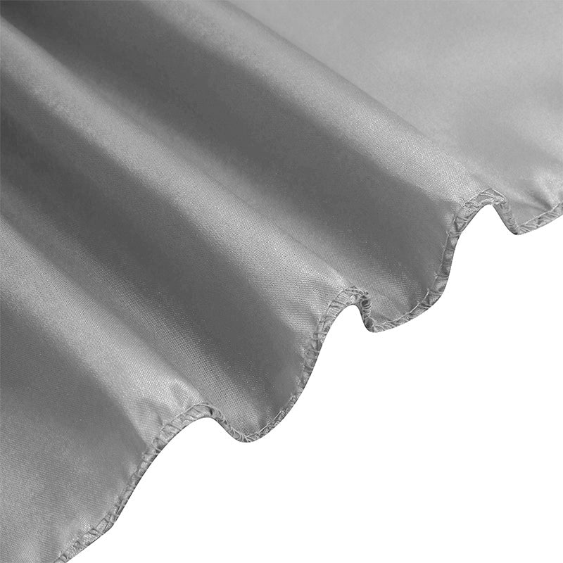 Satin Self - Tie Universal Chair Cover 44"x56" Ivory - YauSpark