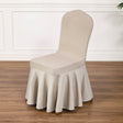 Satin Sundress Chair Cover Flesh Color - YauSpark