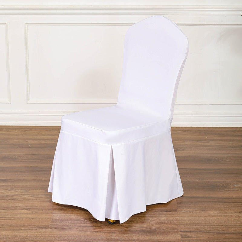 Satin Sundress Chair Cover Stone Blue - YauSpark