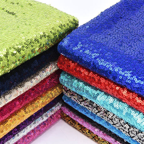 Sequin Fabric Bolt 51"x4 Yards Black - YauSpark