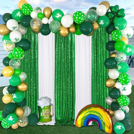 Sequin Fabric Bolt 51"x4 Yards Green - YauSpark