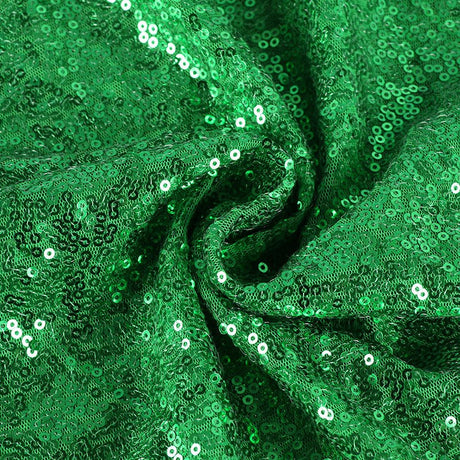 Sequin Fabric Bolt 51"x4 Yards Green - YauSpark