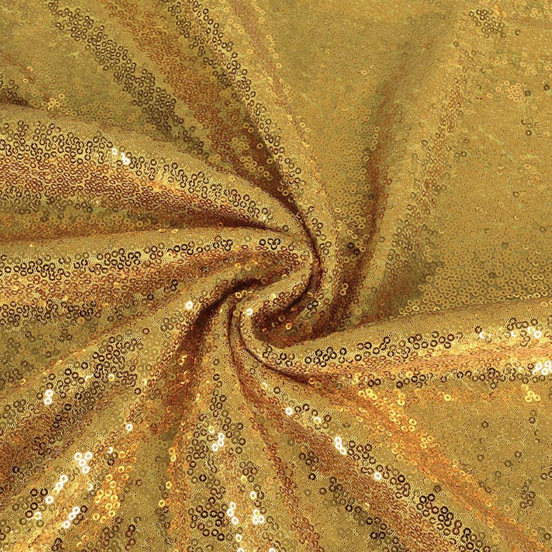 Sequin Fabric Bolt 51"x4 Yards New Gold - YauSpark