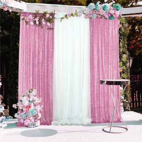 Sequin Fabric Bolt 51"x4 Yards Pink - YauSpark