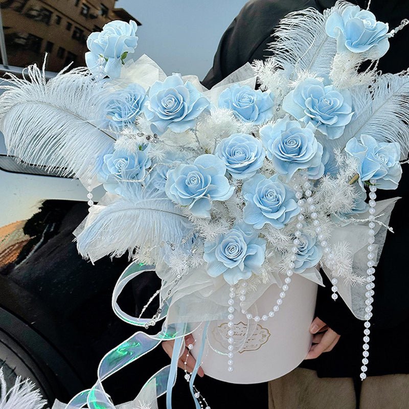 Set of 3 Round Gift Box with Lids Silver - YauSpark