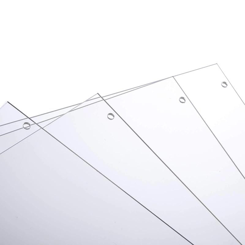 Set of 4 Clear Acrylic Pedestal Risers Transparent Display Boxes - YauSpark